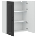 Panel til opvaskemaskine Kalmar Sort 80 x 31 x 100 cm
