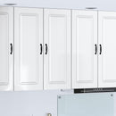 Panel til opvaskemaskine Kalmar Høj gloss hvid 80 x 31 x 100 cm