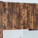 Panel til opvaskemaskine Kalmar Røget eg 80 x 31 x 100 cm