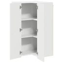 Panel til opvaskemaskine Kalmar Høj gloss hvid 57 x 57 x 100 cm