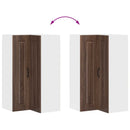 Panel til opvaskemaskine Kalmar Brun eg 57 x 57 x 100 cm