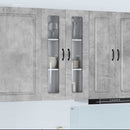 Panel til opvaskemaskine Kalmar Beton Grå 60 x 31 x 100 cm