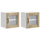 Væglågskab LUCCA 2 pcs Sonoma-eg 40 x 31 x 40 cm
