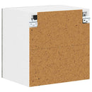 Væglågskab LUCCA 2 pcs Betongrå 40 x 31 x 40 cm Konstrueret træ
