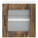 Væglågskab LUCCA 2 pcs Røget eg 40 x 31 x 40 cm Konstrueret træ
