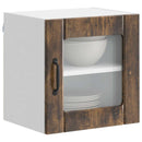 Væglågskab LUCCA 2 pcs Røget eg 40 x 31 x 40 cm Konstrueret træ