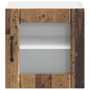 Væglågskab LUCCA 2 pcs Gammelt træ 40 x 31 x 40 cm