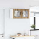 Væglågskab LUCCA 2 pcs Artisan-eg Konstrueret træ