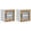 Væglågskab LUCCA 2 pcs Artisan-eg 40 x 31 x 40 cm
