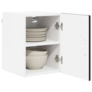 Vægskab LUCCA 2 pcs Sort 30 x 31 x 40 cm Konstrueret træ