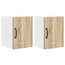 Vægskab LUCCA 2 pcs Sonoma-eg 30 x 31 x 40 cm Konstrueret træ