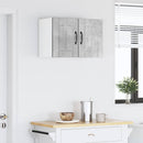 Vægskab LUCCA 2 pcs Betongrå 30 x 31 x 40 cm Konstrueret træ