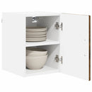 Vægskab LUCCA 2 pcs Røget eg 30 x 31 x 40 cm Konstrueret træ