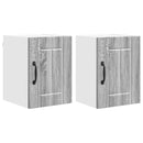 Vægskab LUCCA 2 pcs Grå sonoma-eg 30 x 31 x 40 cm