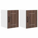 Vægskab LUCCA 2 pcs Brunt eg 30 x 31 x 40 cm Konstrueret træ