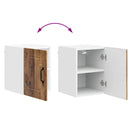 Vægskab LUCCA 2 pcs Gammelt træ 30 x 31 x 40 cm Konstrueret træ