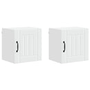 Vægskab LUCCA 2 pcs Hvid 40 x 31 x 40 cm Konstrueret træ