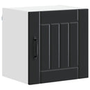 Vægskab LUCCA 2 pcs Sort 40 x 31 x 40 cm Konstrueret træ