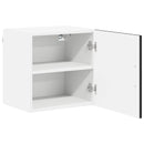 Vægskab LUCCA 2 pcs Sort 40 x 31 x 40 cm Konstrueret træ