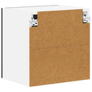 Vægskab LUCCA 2 pcs Sort 40 x 31 x 40 cm Konstrueret træ
