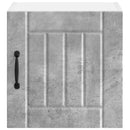 Vægskab LUCCA 2 pcs Betongrå 40 x 31 x 40 cm Konstrueret træ
