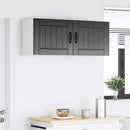 Vægskab LUCCA 2 pcs Sort 50 x 31 x 40 cm Konstrueret træ