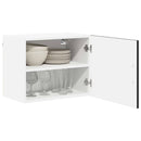 Vægskab LUCCA 2 pcs Sort 50 x 31 x 40 cm Konstrueret træ