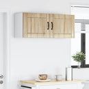 Vægskab LUCCA 2 pcs Sonoma-eg 50 x 31 x 40 cm Konstrueret træ
