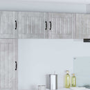Vægskab LUCCA 2 pcs Betongrå 50 x 31 x 40 cm Konstrueret træ