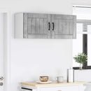 Vægskab LUCCA 2 pcs Betongrå 50 x 31 x 40 cm Konstrueret træ