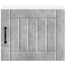 Vægskab LUCCA 2 pcs Betongrå 50 x 31 x 40 cm Konstrueret træ