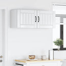 Vægskab LUCCA 2 pcs Hvid højglans 50 x 31 x 40 cm