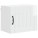 Vægskab LUCCA 2 pcs Hvid højglans 50 x 31 x 40 cm