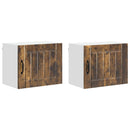 Vægskab LUCCA 2 pcs Røget eg 50 x 31 x 40 cm Konstrueret træ