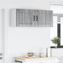 Vægskab LUCCA 2 pcs Grå sonoma-eg 50 x 31 x 40 cm