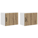 Vægskab LUCCA 2 pcs Artisan-eg 50 x 31 x 40 cm Konstrueret træ