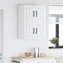Vægskab LUCCA 2 pcs Hvid 60 x 31 x 40 cm Konstrueret træ