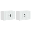 Vægskab LUCCA 2 pcs Hvid 60 x 31 x 40 cm Konstrueret træ