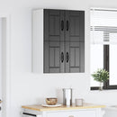 Vægskab LUCCA 2 pcs Sort 60 x 31 x 40 cm Konstrueret træ