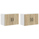 Vægskab LUCCA 2 pcs Sonoma-eg 60 x 31 x 40 cm Konstrueret træ