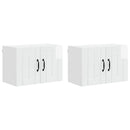 Vægskab LUCCA 2 pcs Hvid højglans 60 x 31 x 40 cm