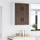 Vægskab LUCCA 2 pcs Brunt eg 60 x 31 x 40 cm Konstrueret træ