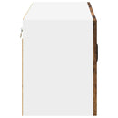 Vægskab LUCCA Røget eg 80 x 31 x 40 cm Konstrueret træ
