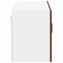Vægskab LUCCA Brunt eg 80 x 31 x 40 cm Konstrueret træ