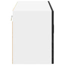 Væglågskab LUCCA Sort eg 80 x 31 x 40 cm Konstrueret træ