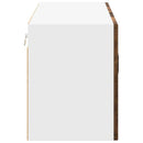 Væglågskab LUCCA Røget eg 80 x 31 x 40 cm Konstrueret træ