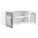 Væglågskab LUCCA Grå sonoma-eg 80 x 31 x 40 cm Konstrueret træ
