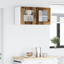Væglågskab LUCCA Gammelt træ 80 x 31 x 40 cm Konstrueret træ