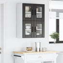Væglågskab LUCCA 2 pcs Sort 60 x 31 x 40 cm Konstrueret træ
