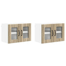 Væglågskab LUCCA 2 pcs Sonoma-eg 60 x 31 x 40 cm
